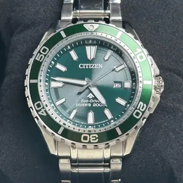 CITIZEN 시티즌 프로마스터 다이버즈 에코드라이브 그린