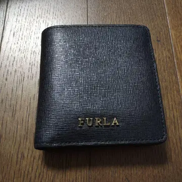FURLA 블랙 접이식 지갑