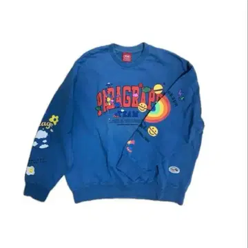 패러그래프 맨투맨 블루