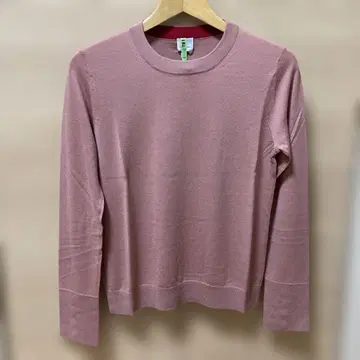 폴스미스 스웨터 핑크 꽃무늬 버튼