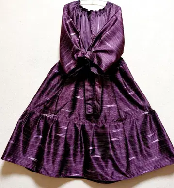 [ 기모노 리메이크 ] 실크 어른 귀여운 원피스