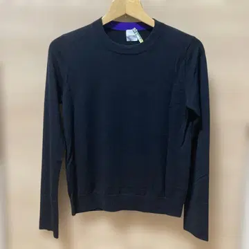 폴스미스 블랙 스웨터 꽃무늬 버튼