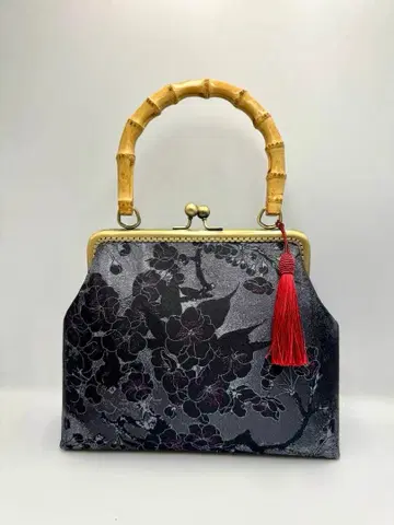 [ 핸드메이드 ] 핸드 백 대나무 손잡이 #464