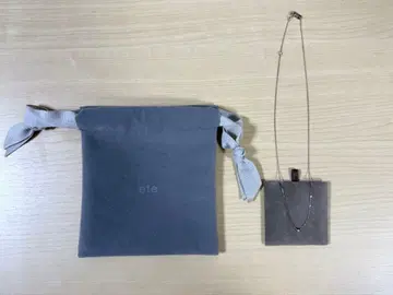 ete [레이어] 다이아몬드 목걸이 핑크 골드