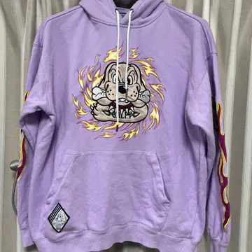 갈피 후드티 중형견 L 사이즈 퍼플