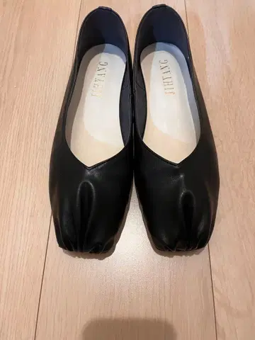 새상품급 JIHYANG 블랙 플랫 발레 슈즈 23.5cm