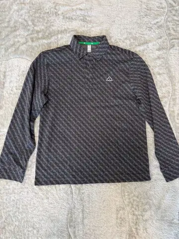 남성용 골프 긴팔 셔츠 모노그램 긴팔 버튼 다운 셔츠 HY0959