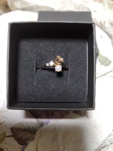 노제스 플라워 펄 반지