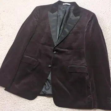 10-16 [ 새상품급 ] ZARA 자라 벨로아 자켓 턱시도