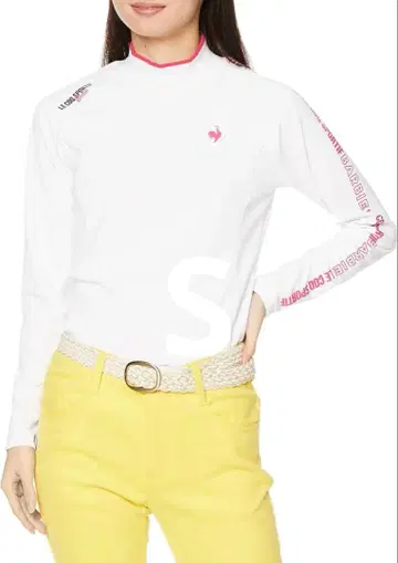 [ S ] 르꼬끄 스포르티브 긴팔 셔츠 하이넥 스트레치 골프