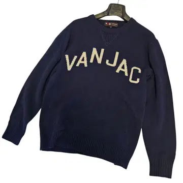 VANJAC 네이비 스웨터 VANJACKET 밴자켓