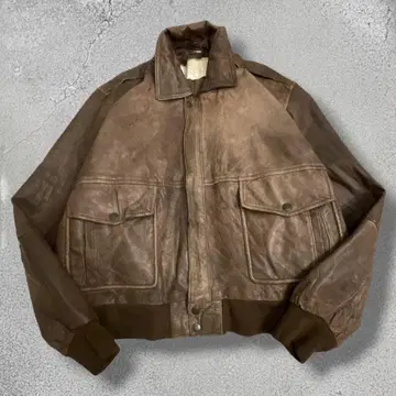 [빅 사이즈] 가죽 플라이트 자켓 A-2 천연 가죽 3XL 상당