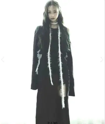 melt the lady back shaggy knit