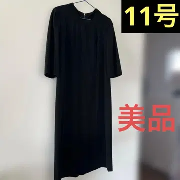 새상품급 예복 포멀 11호 블랙 7부 소매 원피스 관혼상제 졸업식