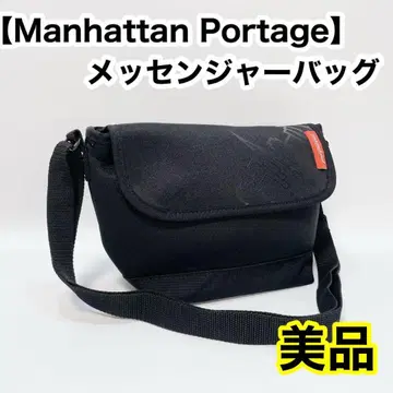 맨해튼 포티지 메신저 백 숄더백 블랙 새상품급