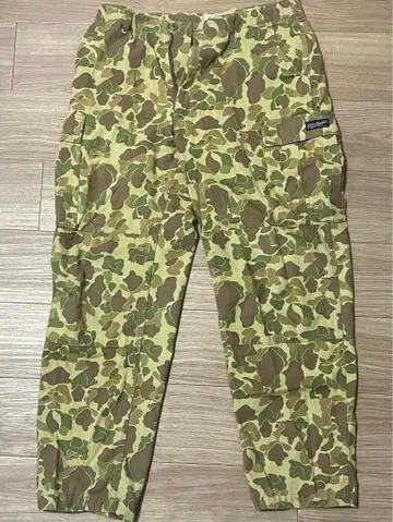 덕 헌터 카모 무늬 카고 팬츠 일본제