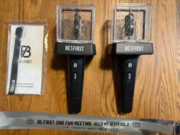 BE:FIRST 응원봉 2개 세트 은색 테이프 포함 비퍼스트