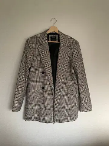 Bershka 체크 무늬 자켓 S
