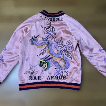 L Aveugle Par Amour 실크 새틴 자수 스카잔