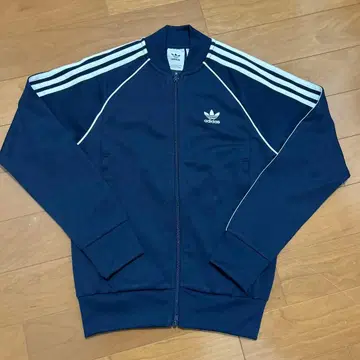 adidas 네이비 집업 저지