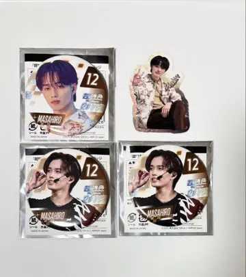 초특급 마사히로 영화 캔뱃지 스티커