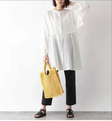 새상품 글로벌 워크 멀티 웨이 튜닉 셔츠 블라우스 포멀