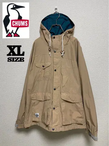 XL 사이즈 CHUMS 참스 마운틴 파카 베이지