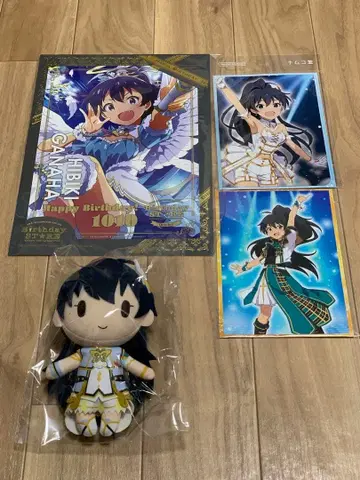 아이돌 마스터 가나하 히비키 굿즈 세트 (사진 2장분)