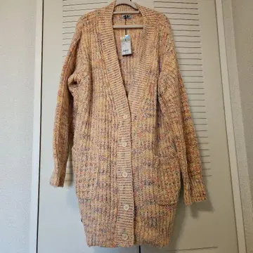 택 포함 새상품 niko and - 믹스얀 롱 가디건 니트