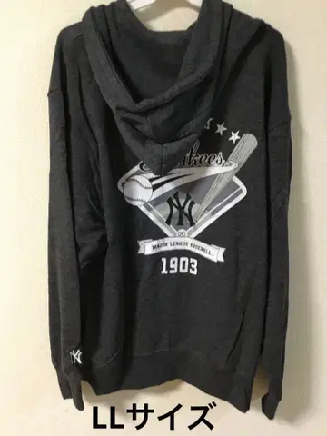 MLB 양키스 남성용 트레이닝복 맨투맨 후드티 남성용 LL 사이즈