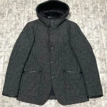 [새상품급] 투모로우랜드 퀼팅 자켓 셰틀랜드 울 가죽