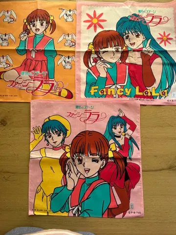 마법의 스테이지 팬시라라 손수건 3개 세트 [ 초레어 ] 레트로