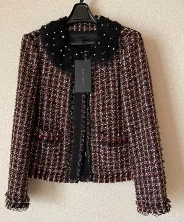 [ 미사용 새상품 ] ZARA 자라 트위드 자켓 S