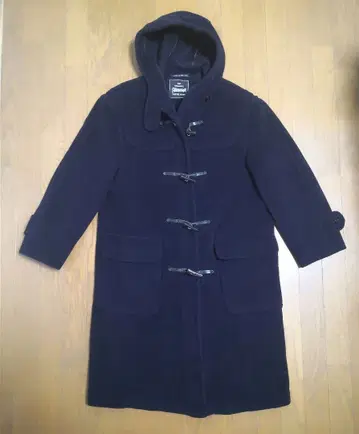 글로버올 더플 코트 헤링본 네이비