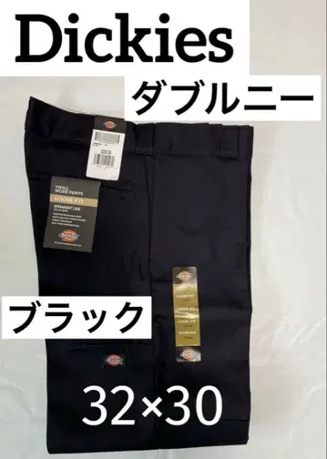 Dickies 더블니 34 x 30 블랙 디키즈