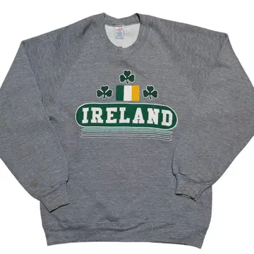 80s 90s 아일랜드 로고 맨투맨 XL USA 구제 의류 빈티지