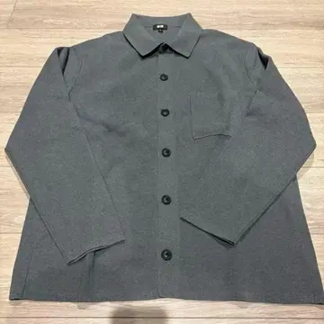 유니클로 밀라노 리브 셔츠 가디건 유니클로