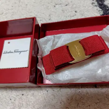 Salvatore Ferragamo 레드 헤어 액세서리 머리핀