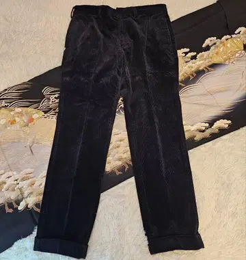 VANJACKET  블랙 와이드 팬츠 벨로아