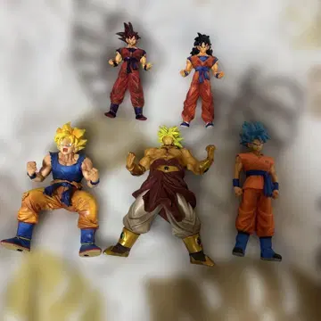 드래곤볼 피규어 세트 5체