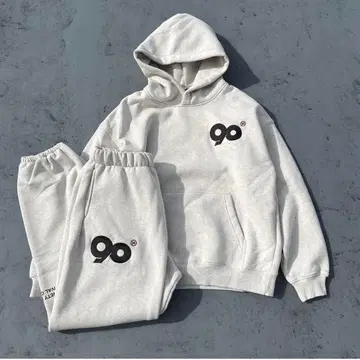 90 Logo Original Hoodie 셋업 oatmeal M