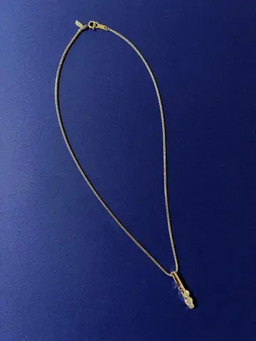 스타 주얼리 심플 바 타입 펜던트 목걸이 실버 925