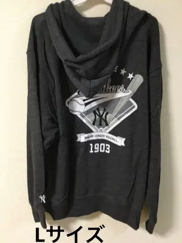 MLB 양키스 남성용 트레이닝복 맨투맨 후드티 남성 L 사이즈