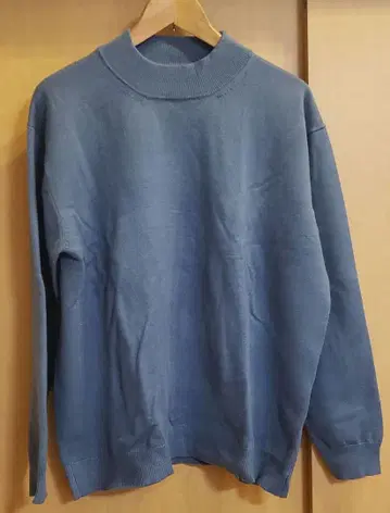 URBAN RESEARCH DOORS 하이넥 스웨터 블루