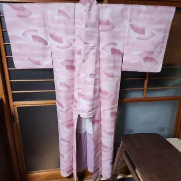 핑크 기모노 일본제 호몬기