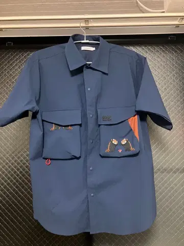 graniph 네이비 반팔 셔츠 M