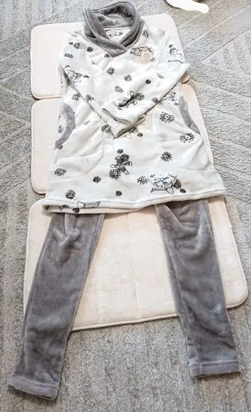 거의 미사용 맨해트너즈 복슬복슬 룸웨어