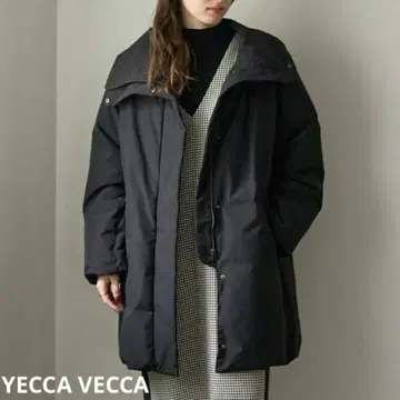 YECCA VECCA 이예카베카 충전솜 미들 기장 스탠드 코트