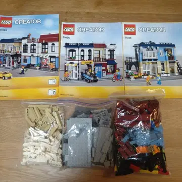 레고 크리에이터 31026 바이크샵과 카페 부품 완비