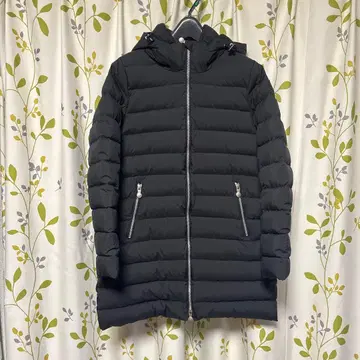 SPOUTINC 롱 쉽스 2 블랙 다운 자켓